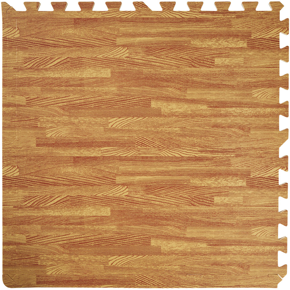 tectake Wood Decor Interlocking Gym Mat 12 Pack Image 6