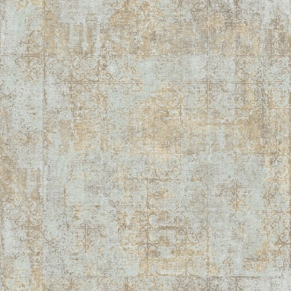 Galerie Global Fusion Distressed Textured Blue Wallpaper Image 1