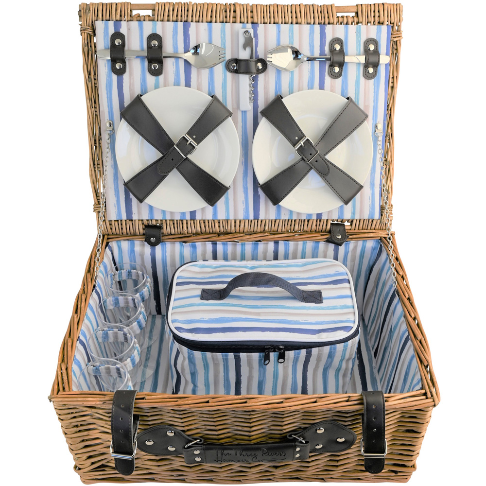 Three Rivers St Ives Picnic Basket Hamper Image 3