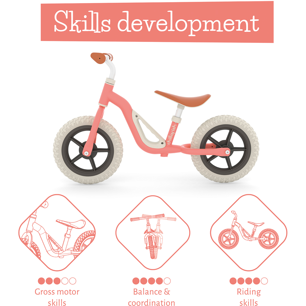 Chillafish Charlie 10 inch Flamingo Toddler Balance Bike Image 7