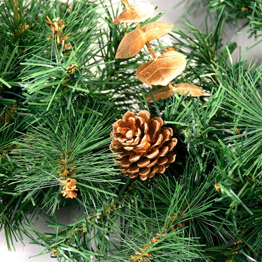 Best Artificial Gold Christmas Garland 270cm Image 5