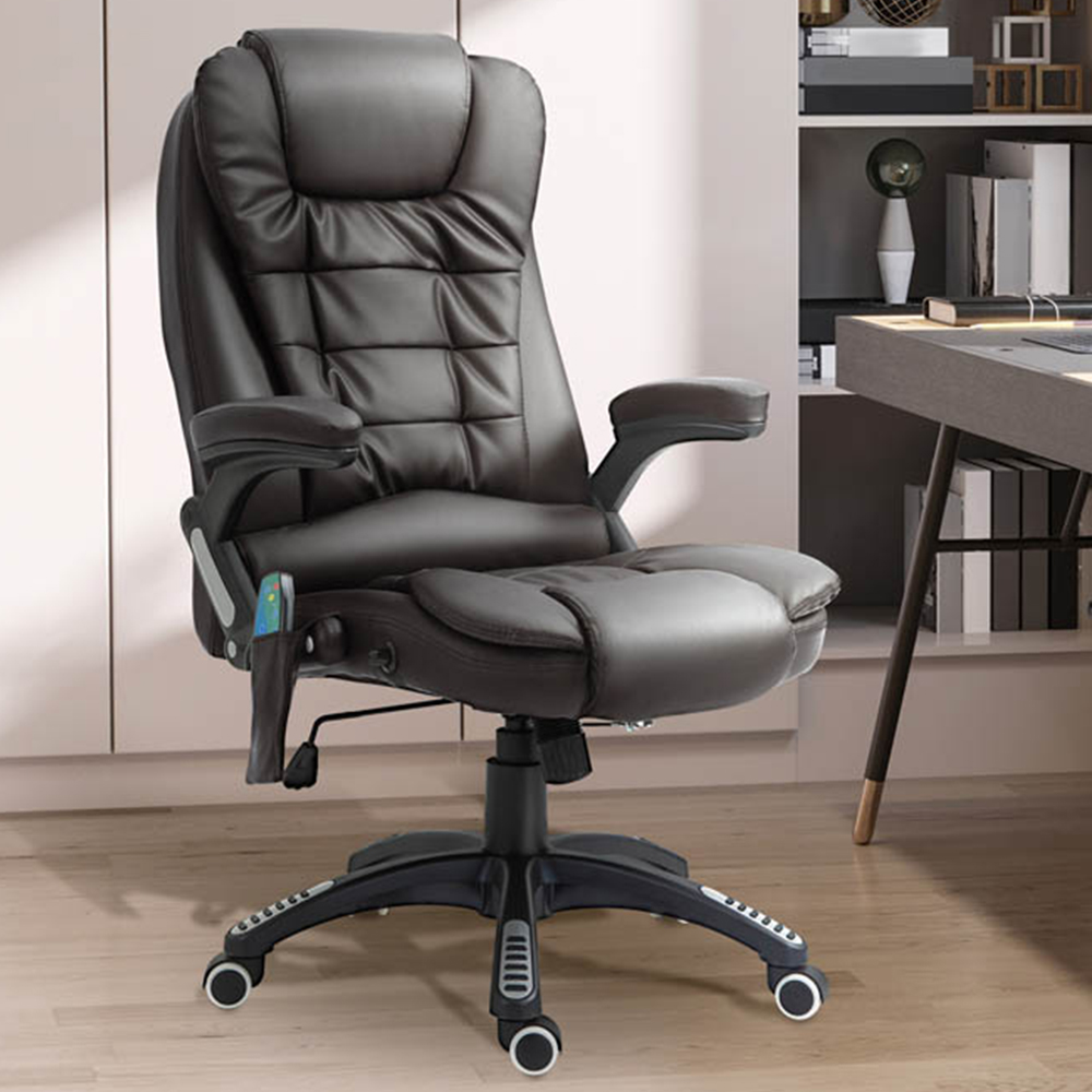 Portland Brown Faux Leather Executive Office Chair Image 1