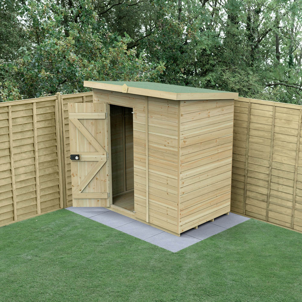 Forest Garden Timberdale 6 x 4ft Pent Shed Image 2