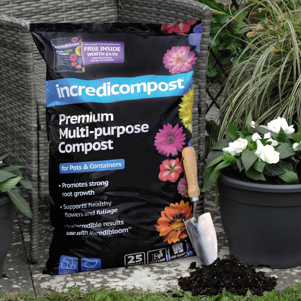 Thompson and Morgan Lavatera Collection Plant Pot 2 Pack with Compost 25L Image 3