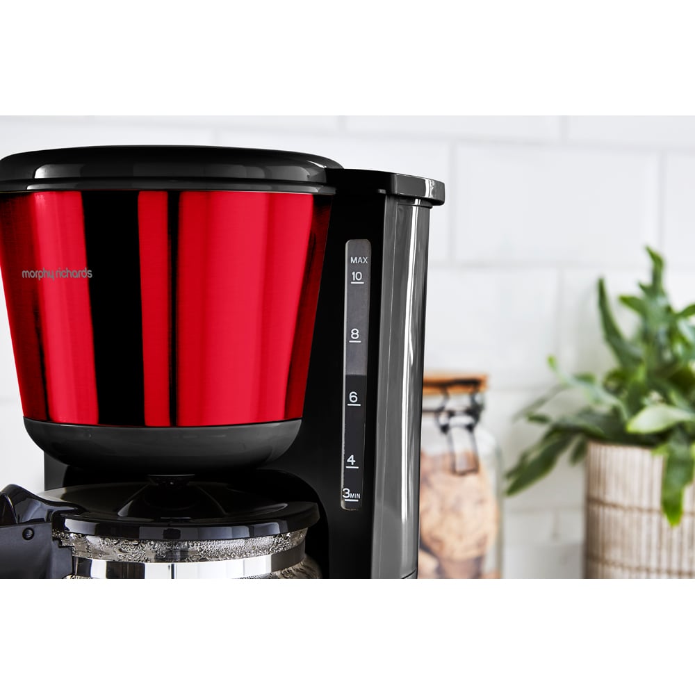 Morphy Richards 162503 Red Equip 1.2L Filter Coffee Machine Image 7