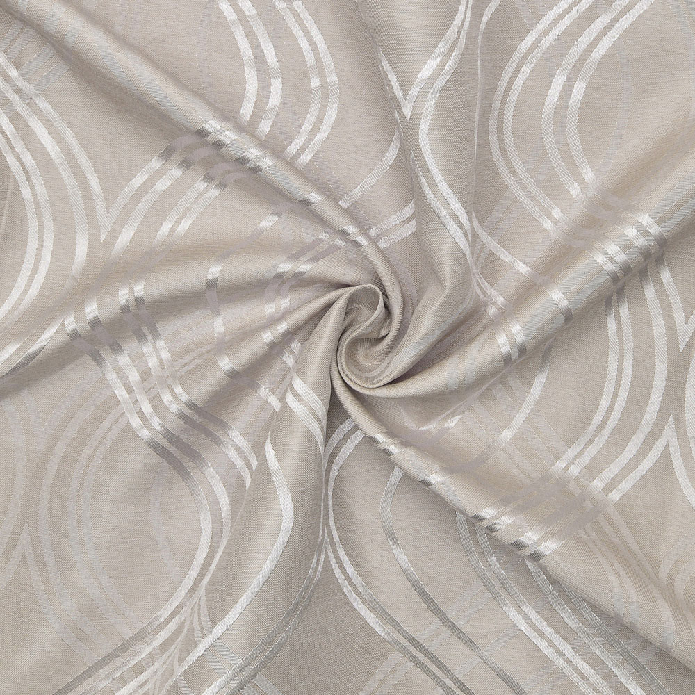 Intimates Clarissa Beige Ringtop Curtains 167 x 137cm Image 3
