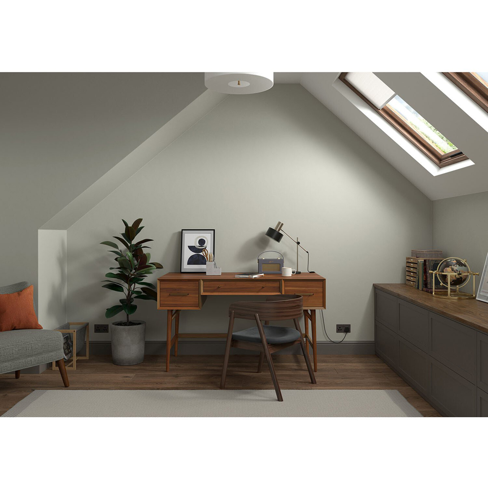 Dulux Heritage Walls and Ceilings Stone Green Velvet Matt Emulsion Paint 2.5L Image 6