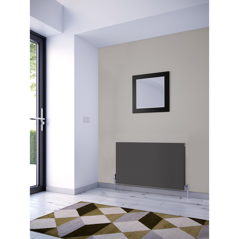 Henrad Slate Grey K2 Plan Concept Radiator 600 x 400mm Image 2