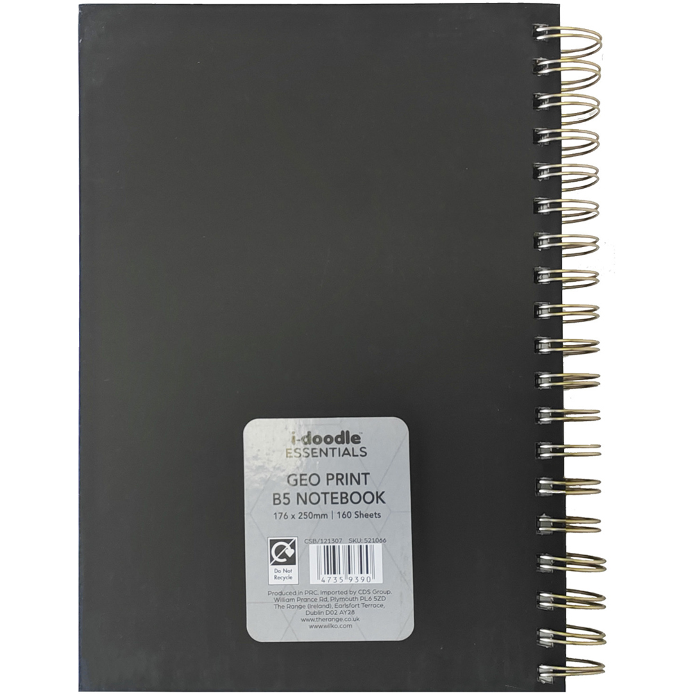 Geo Print B5 Notebook Image 5