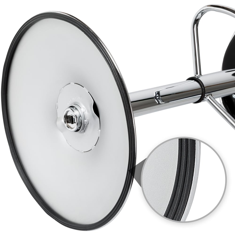 tectake Harald Synthetic Leather Bar Stool Set of 2 Image 5