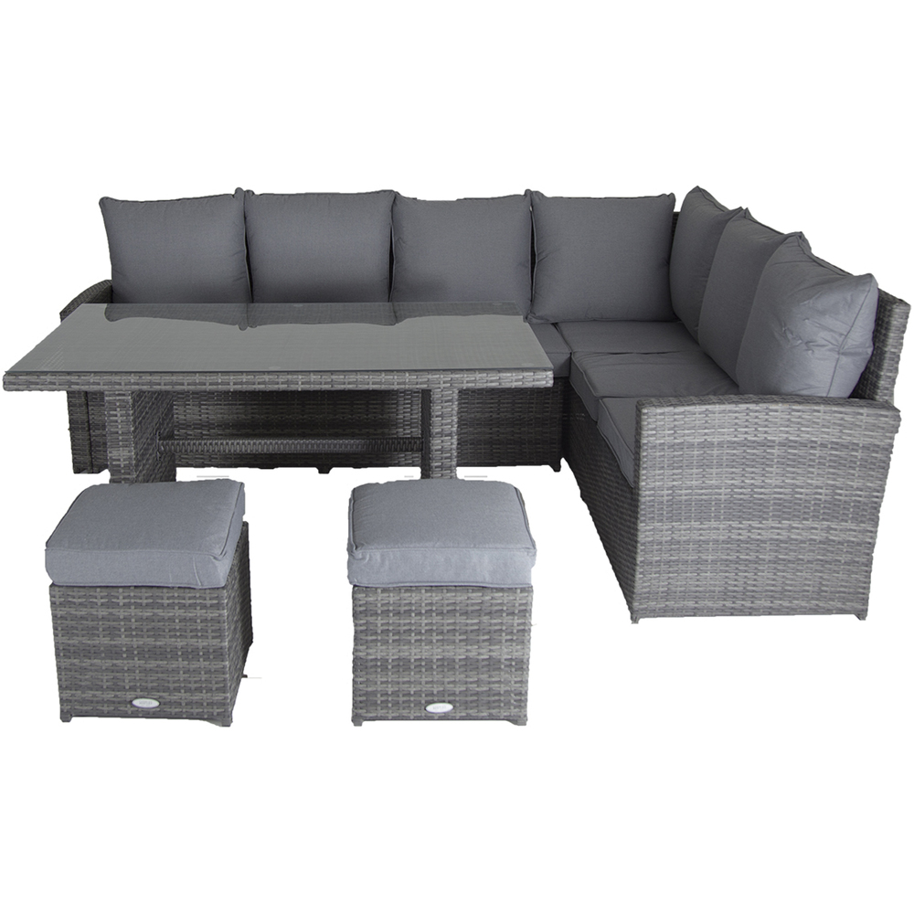 Charles Bentley 6 Seater Multifunctional Casual Lounge Set Image 3