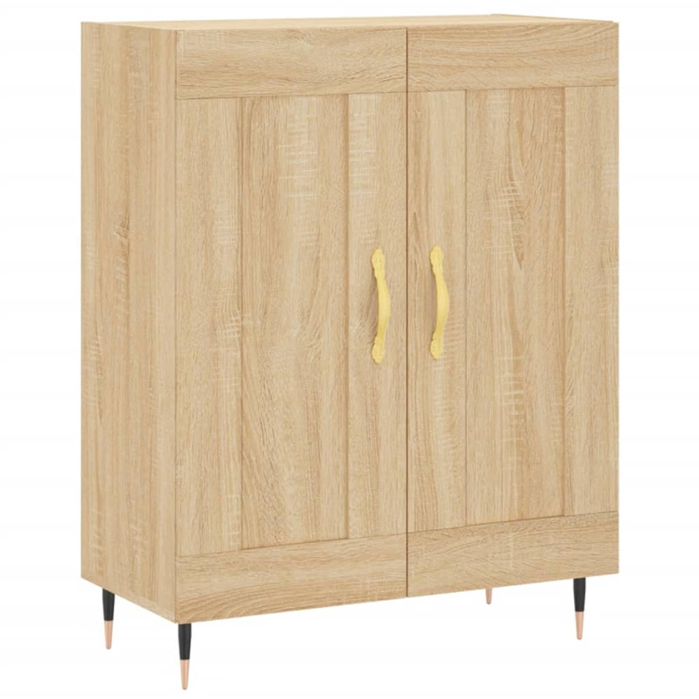 vidaXL 2 Door 3 Shelf Sonoma Oak Highboard Image 7