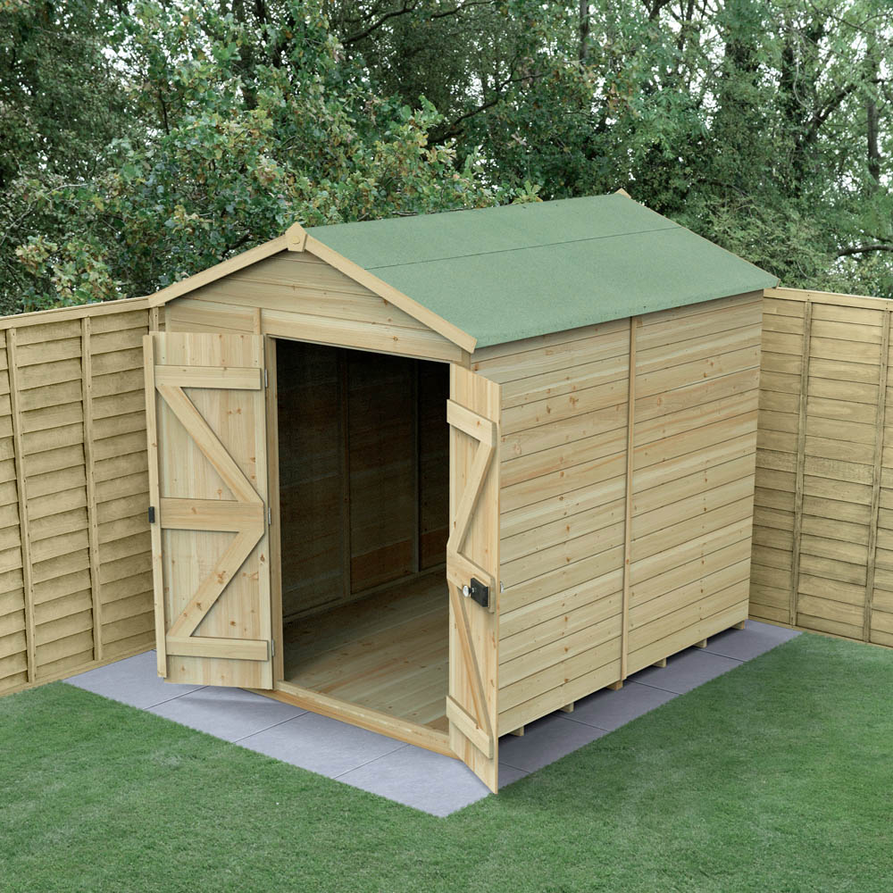 Forest Garden Timberdale 6 x 8ft Apex Shed Image 2