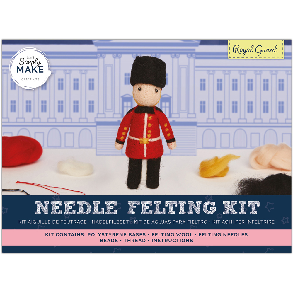 Simply Make Royal Guard Needle Felting Craft Kit Image 1