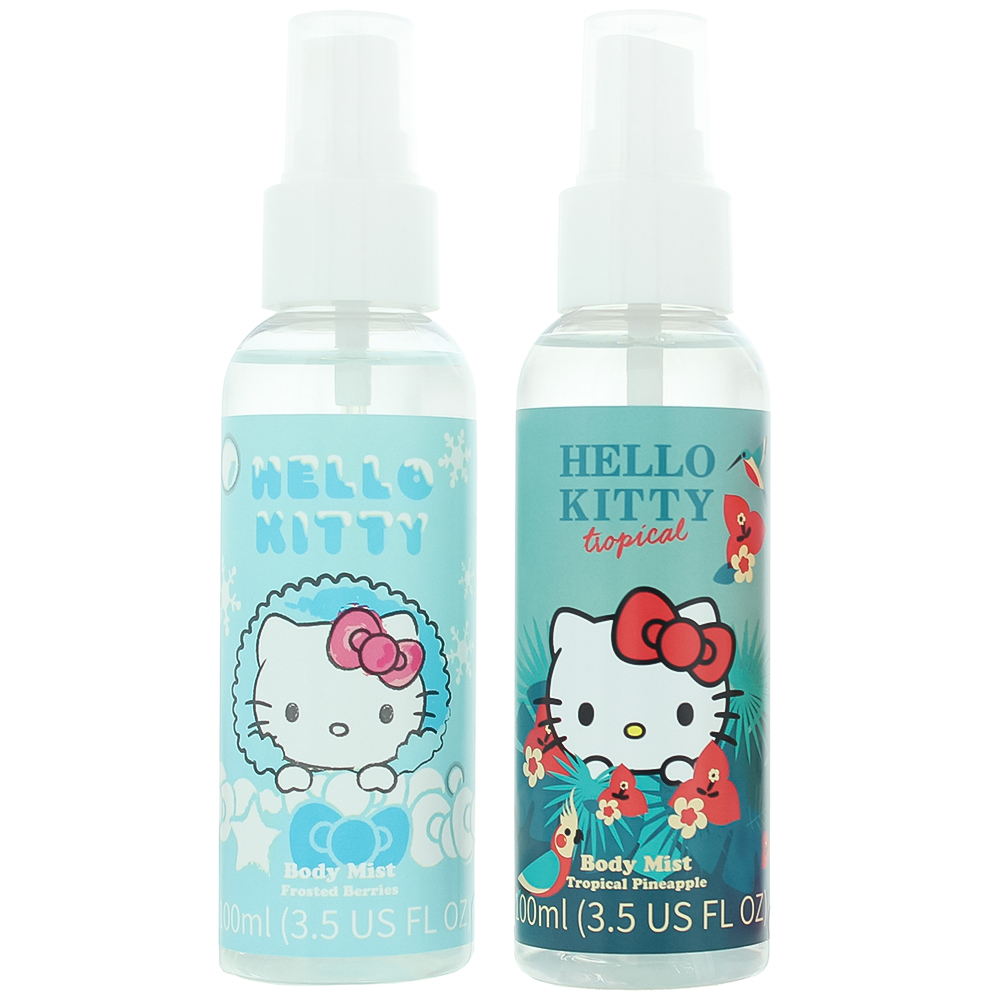 Hello Kitty Body Mist 100ml 4 Piece Gift Set Image 2