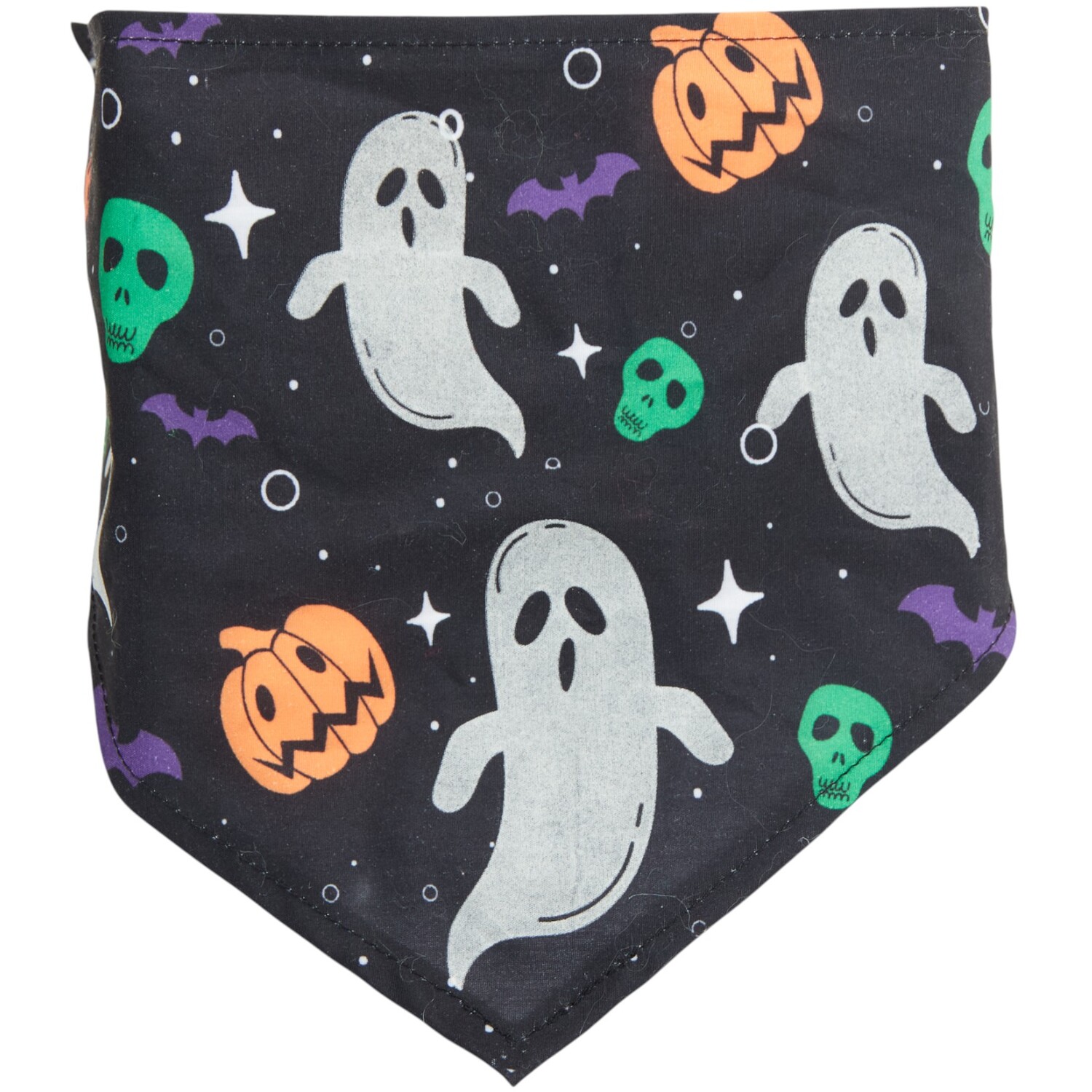 Halloween Spooky Pet Bandana Black Image 4