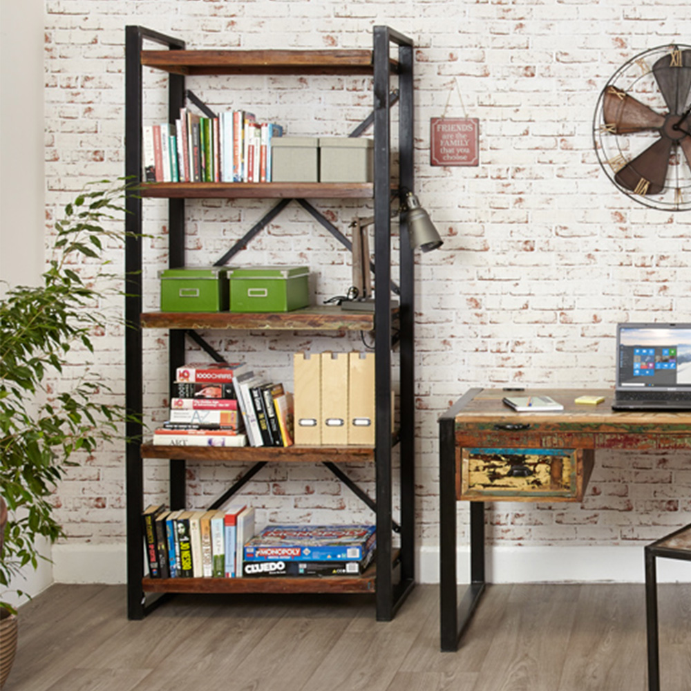 Baumhaus Urban Chic 5 Shelf Alcove Bookcase Image 5