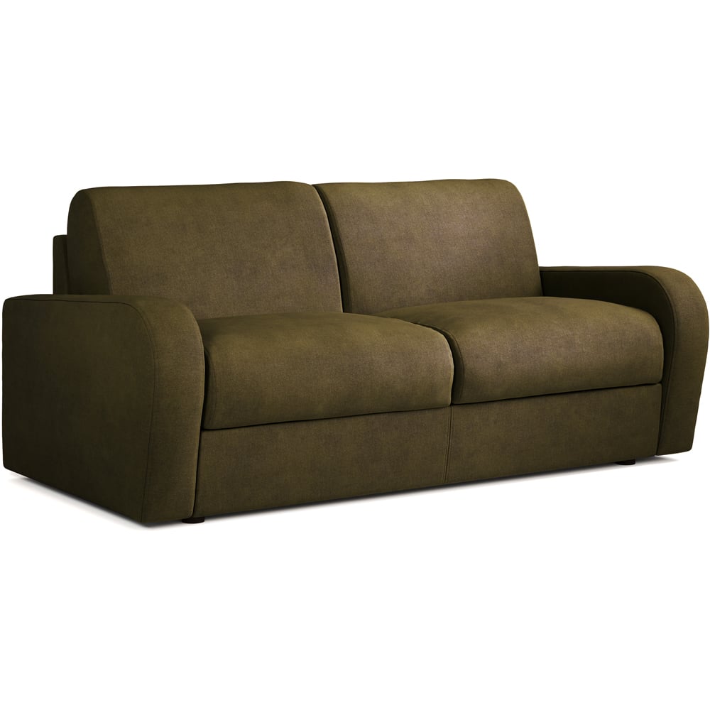 Jay-Be Deco 3 Seater Brushed Twill Hunter Sofa Bed with e-Sprung Mattress Image 2
