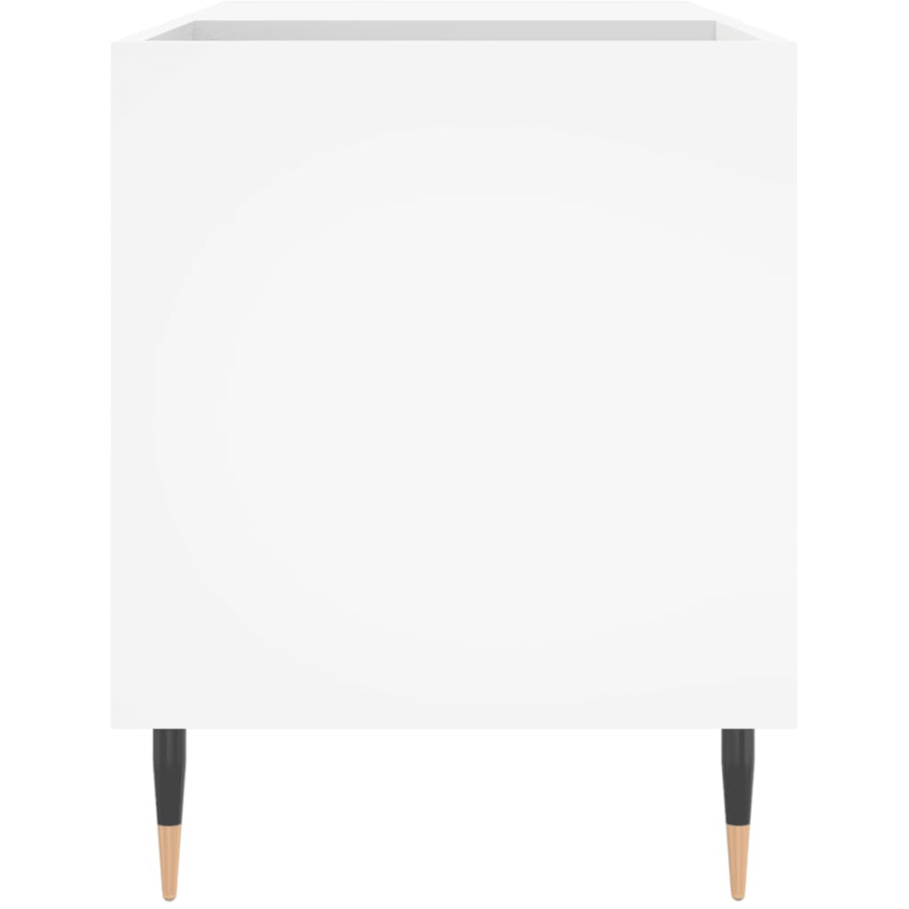 vidaXL 2 Shelf White Record Cabinet Image 5