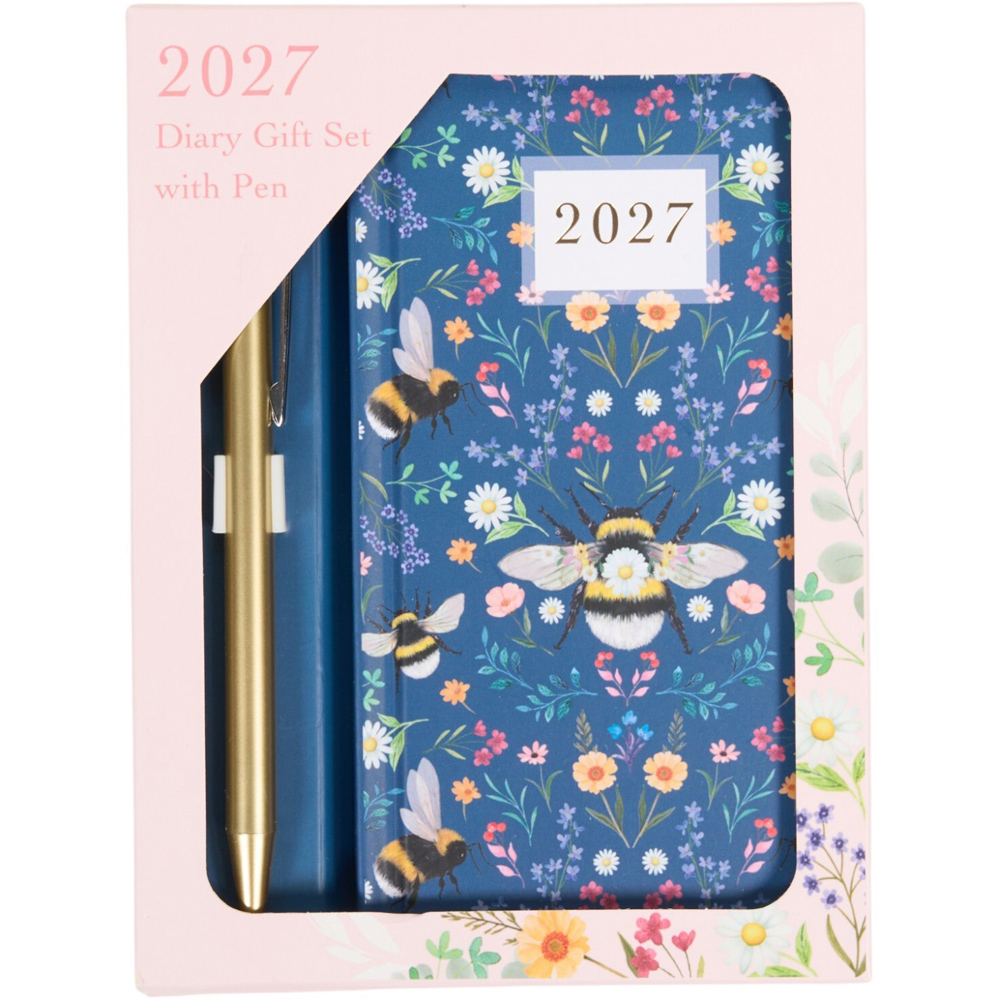2027 Bee Diary Gift Set with Pen Image 5