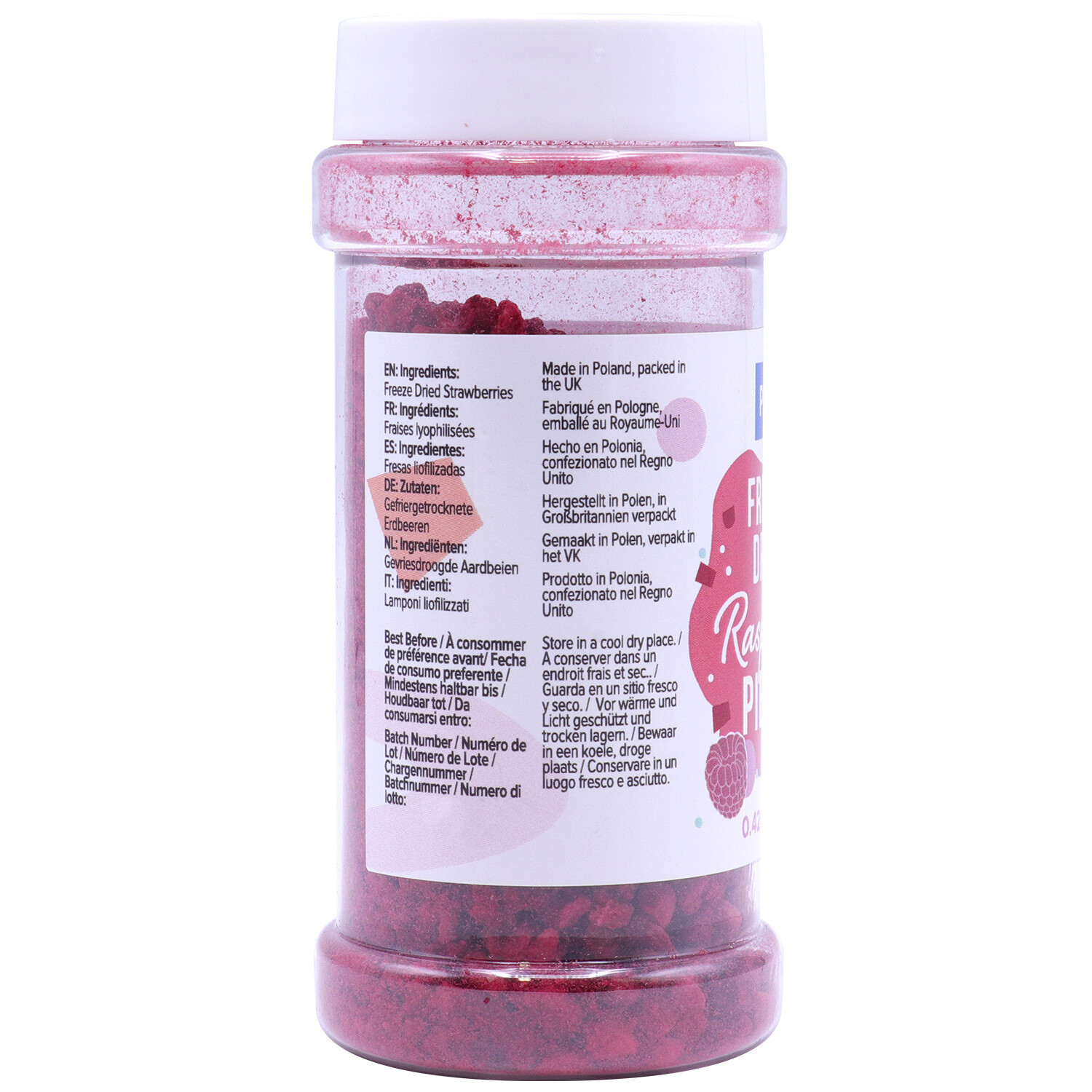 PME Freeze Dried Raspberry Pieces Image 3