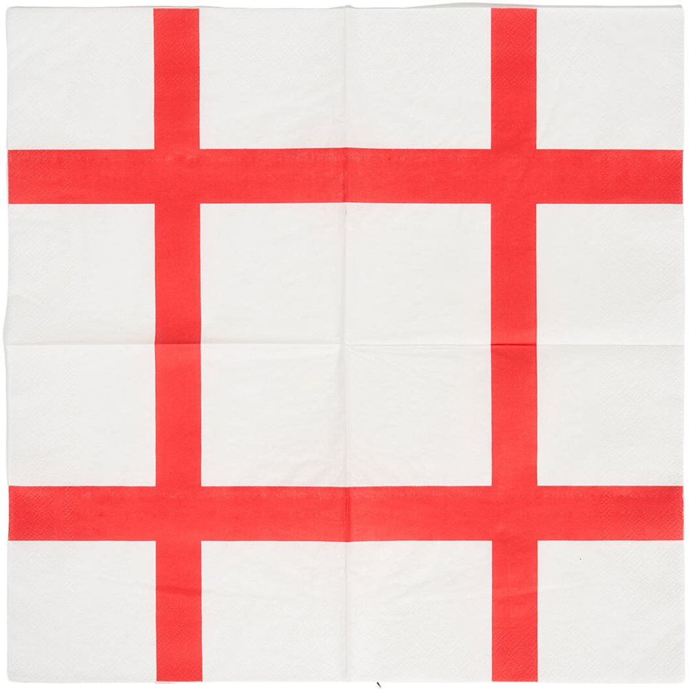 Pack of 20 World Cup 2026 England Napkins Image 4