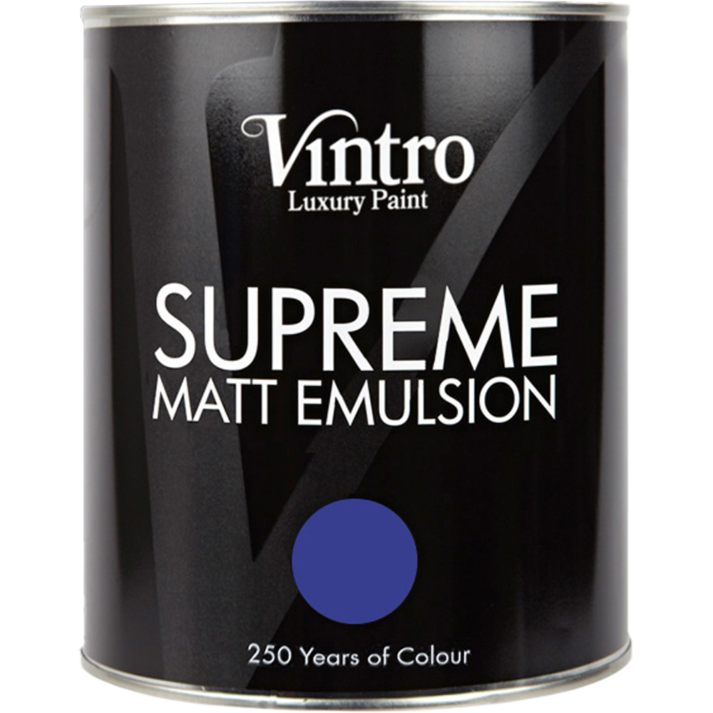 Vintro Paint Raphael Blue Matt Emulsion Interior Paint 1L Image 2
