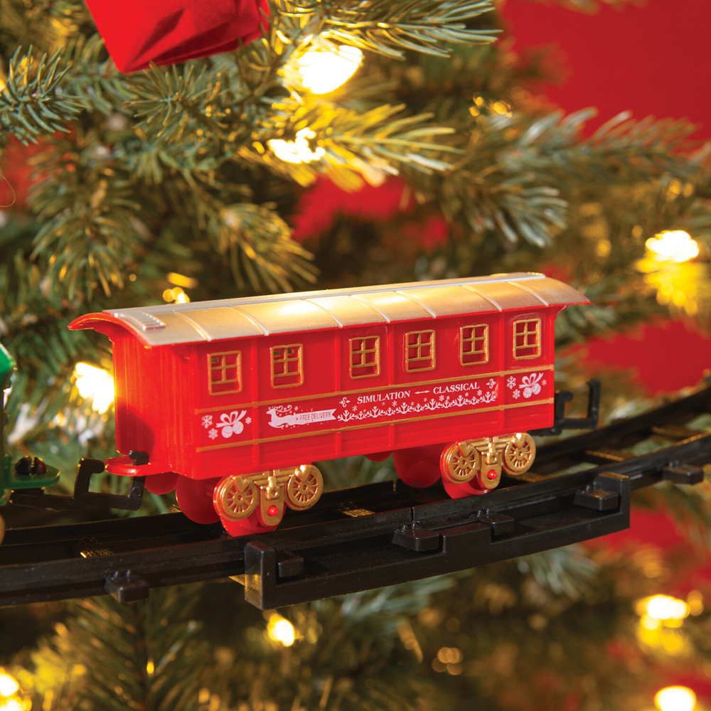 Christmas Tree Toy Train Set Image 6
