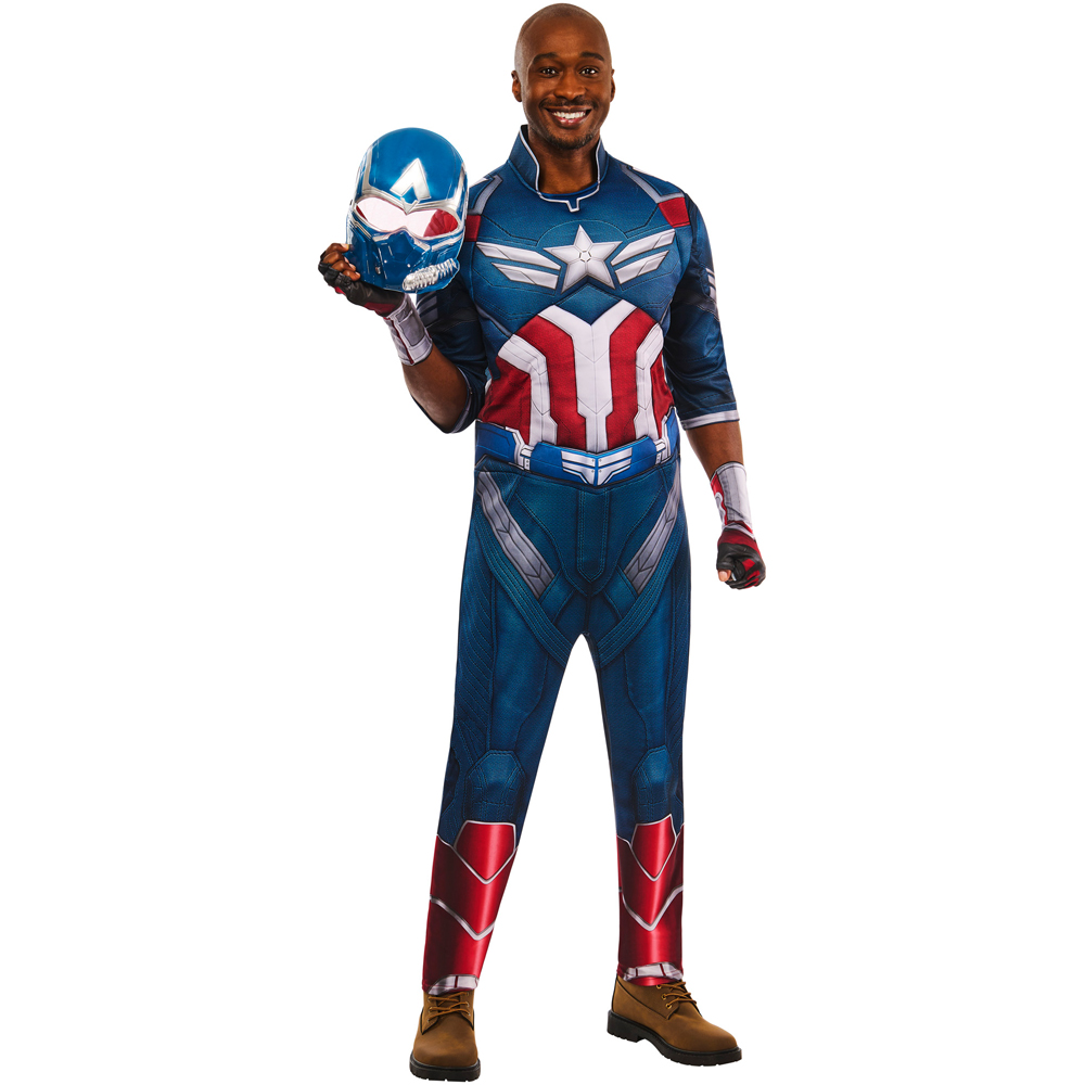 Marvel Deluxe Brave New World Captain America Adult Costume Large Image 5