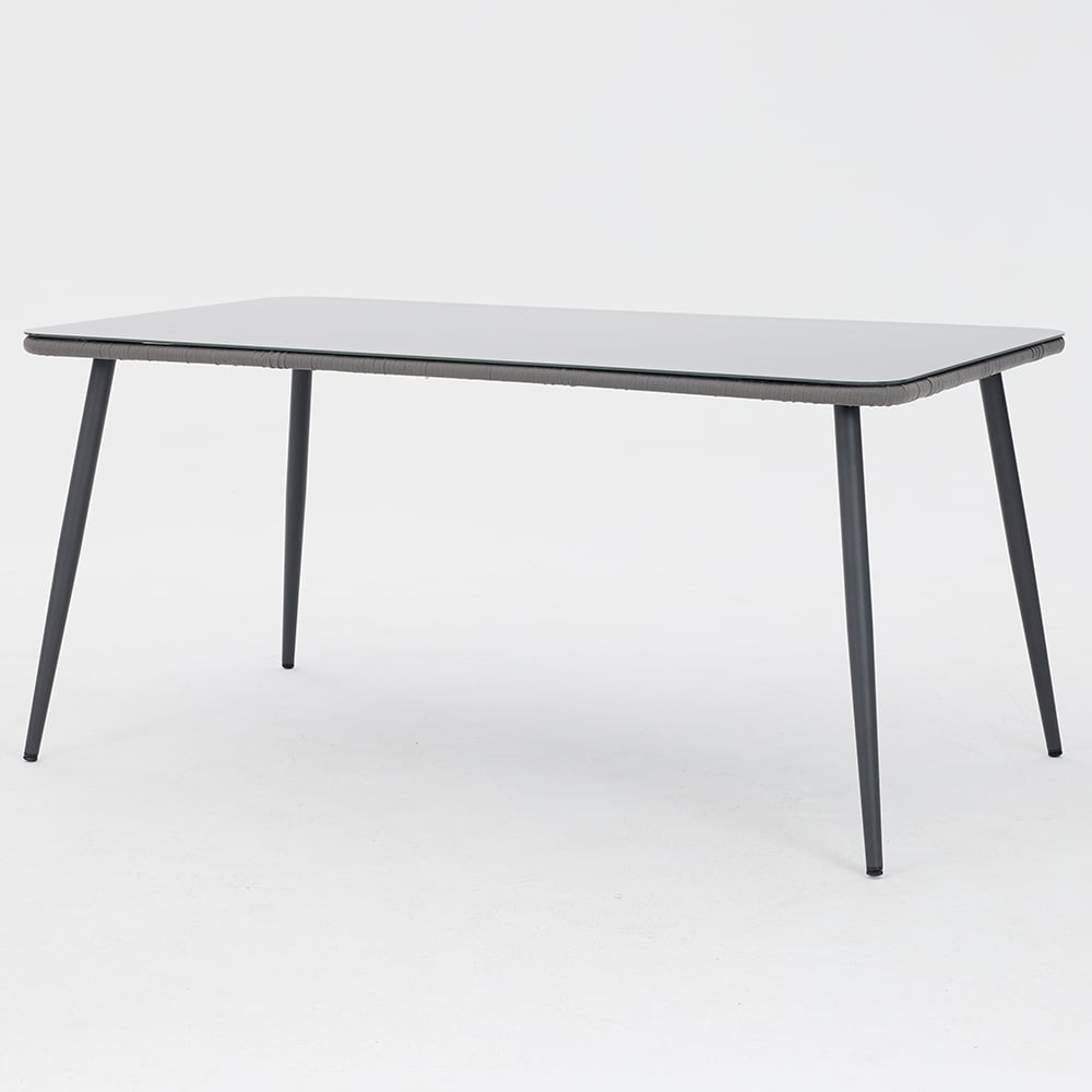 Home Detail Fiji 6 Seater Garden Dining Set Grey Image 4