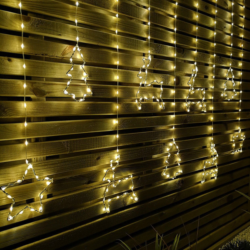Samuel Alexander 327 Warm White LED Christmas Curtain Light 1.2m Image 3