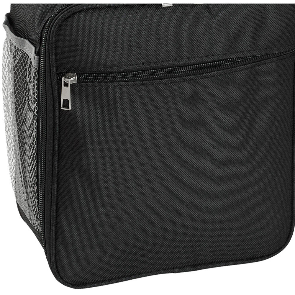 Living and Home Black 600D Oxford Cloth Portable Insulated Lunch Bag Image 6