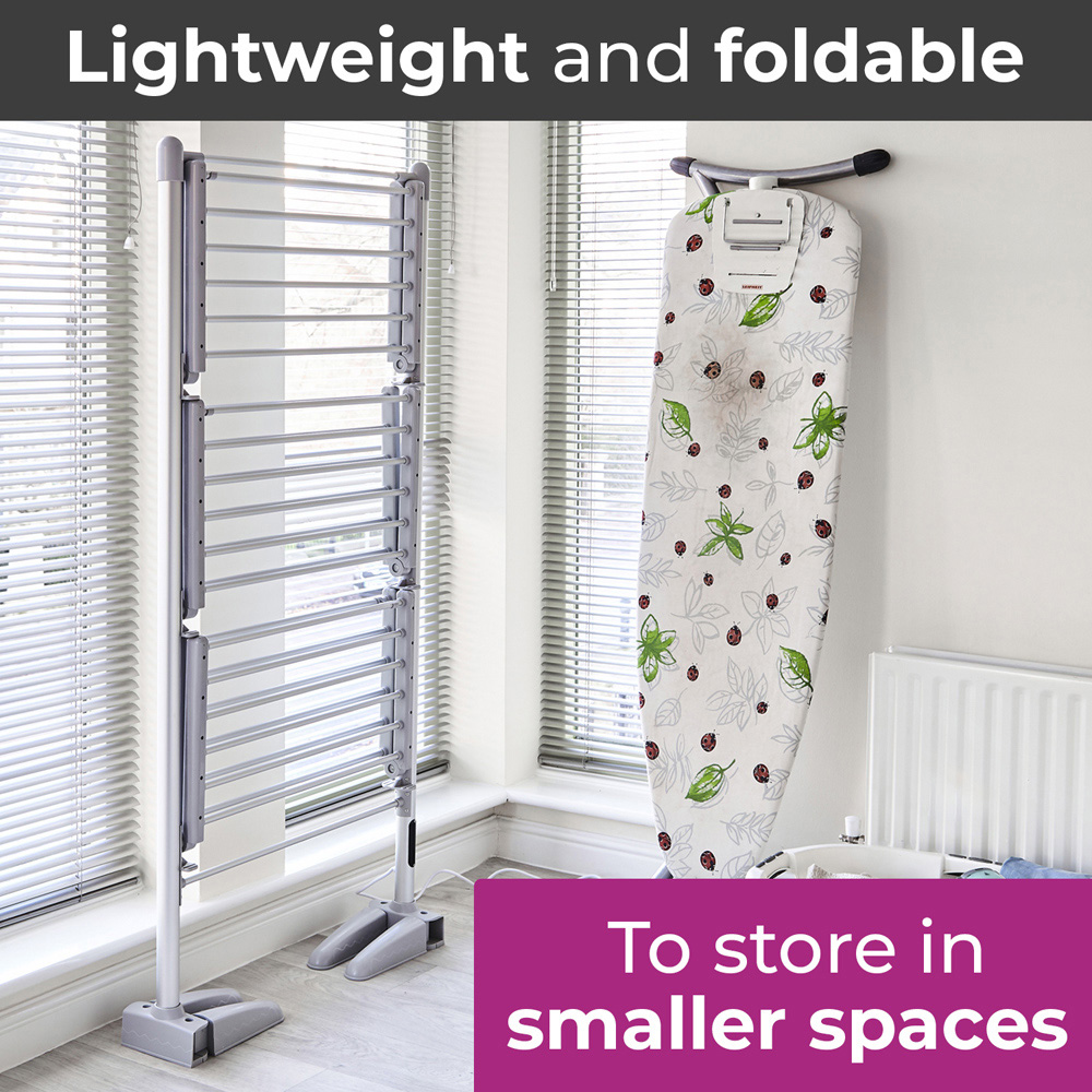 Neo 3 Tier Electric Foldable Indoor Heated Rack Dryer Image 9