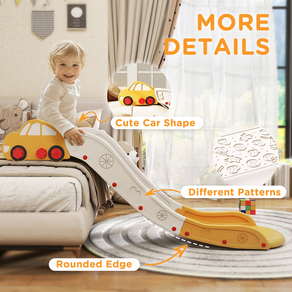 Tommy Toys Yellow Kids Sofa and Bed Side Slide Image 8