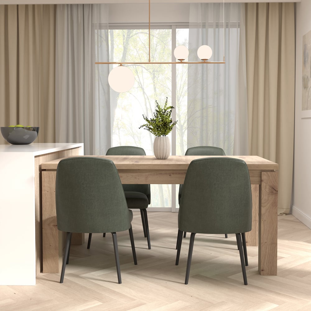 Florence Trondheim 8 Seater Extending Dining Table Artisan Oak Image 7