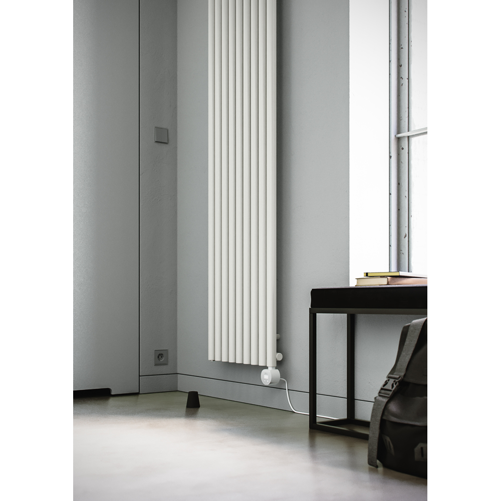 Terma Rolo-Room E Wi-Fi White Electric Radiator 800W 1800 x 370mm Image 5