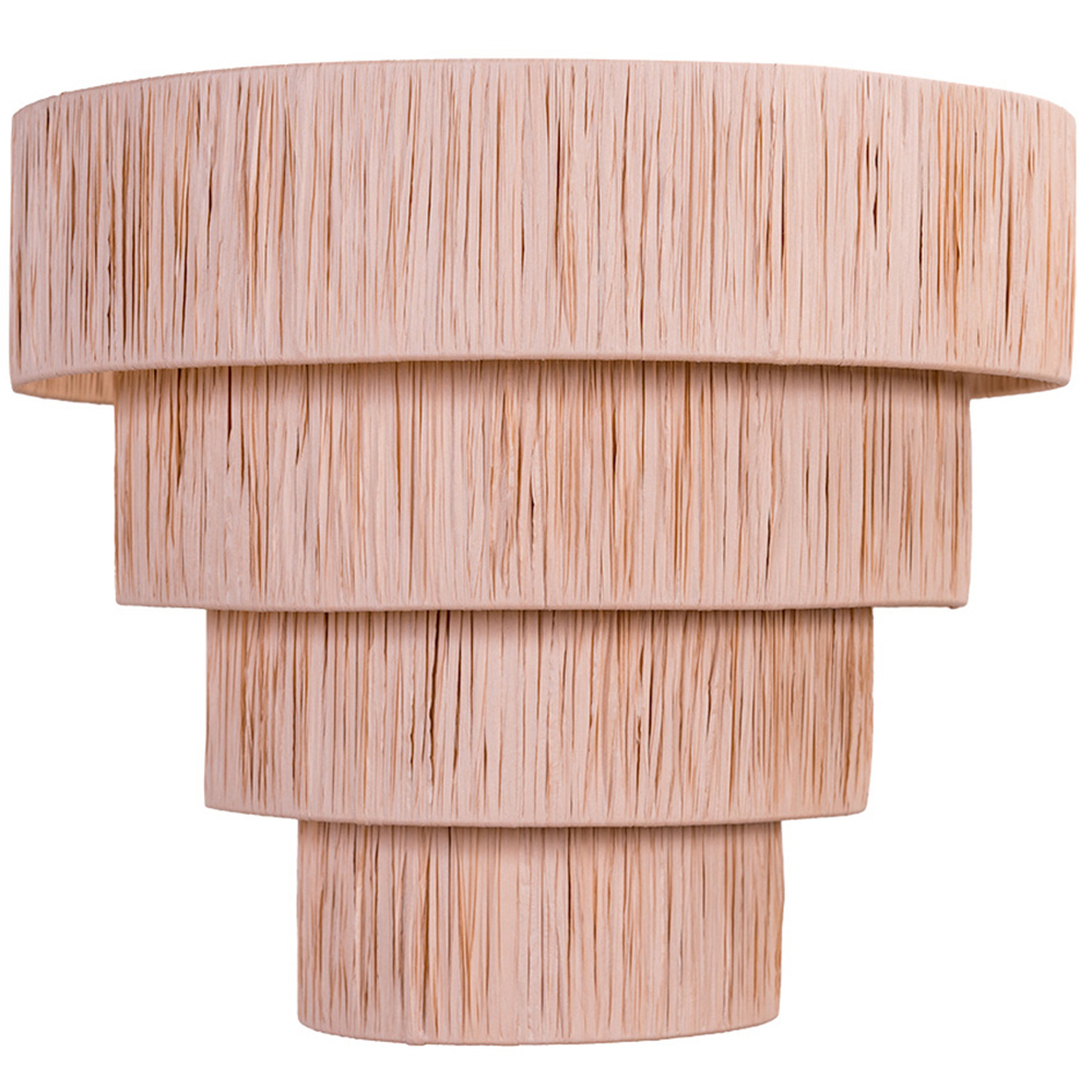 ValueLights Raffi 4 Tier Natural Lamp Shade Image 1