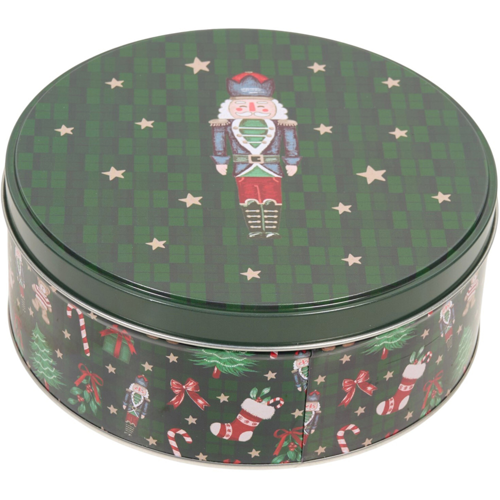 Set of 3 Stackable Christmas Cake Tins Image 7