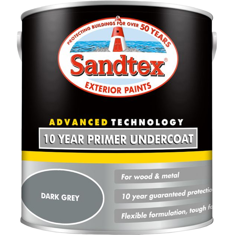 Sandtex Retail Dark Grey Primer Undercoat 2.5L Image 2