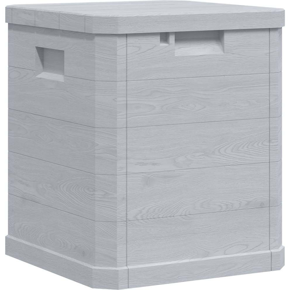 Walplus 90L Medium Light Grey Rectangular Plastic Storage Box Image 5
