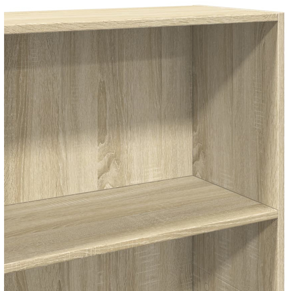 vidaXL 5 Shelf Sonoma Oak Bookcase Image 6