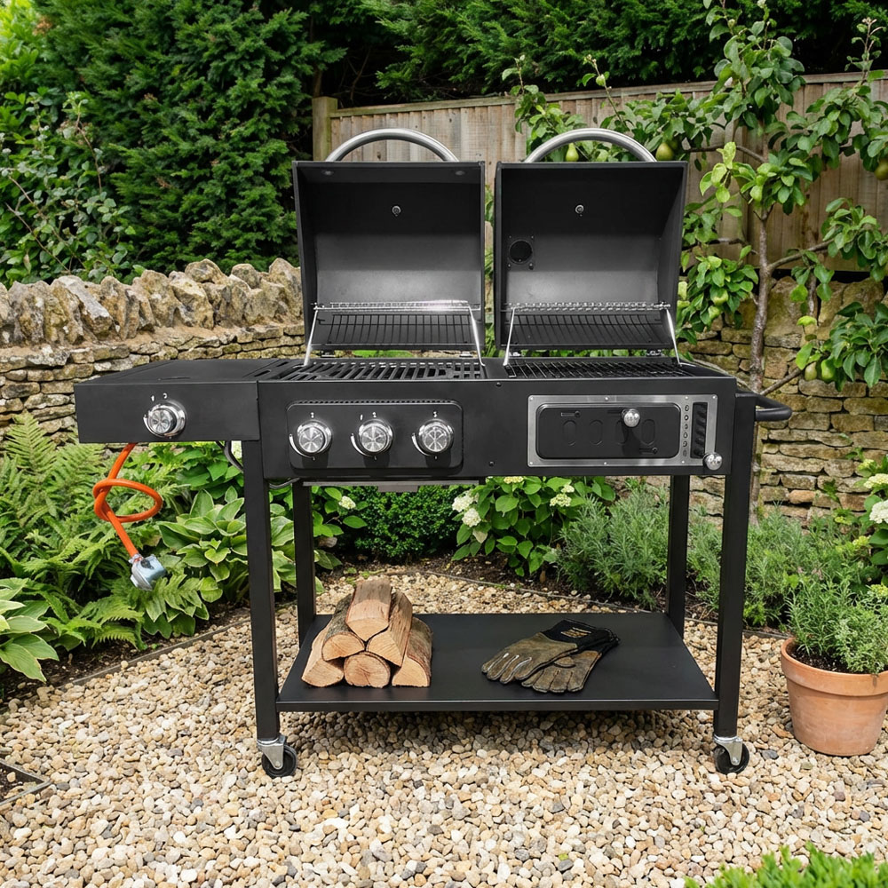 Columbus Black Dual Fuel BBQ Image 2