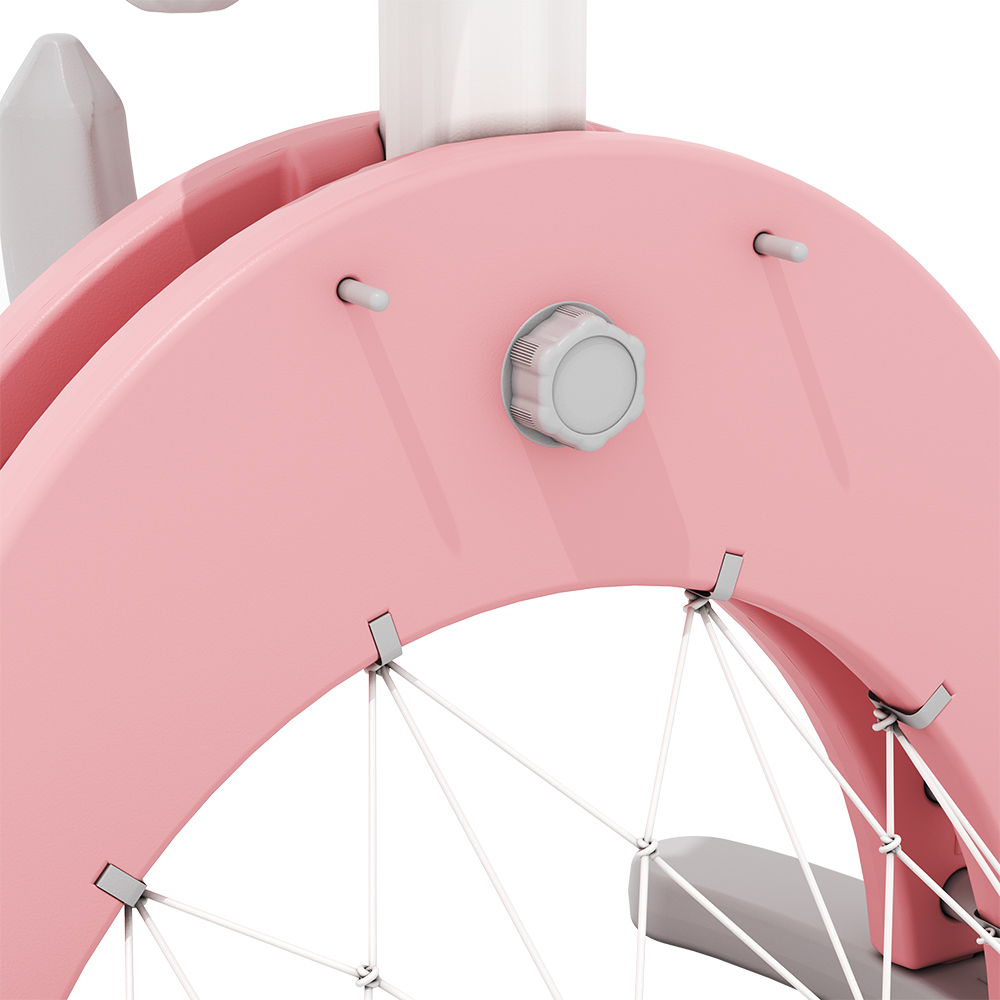 Living and Home Pink 6 in 1 Toddler Basketball Stand Set Image 6