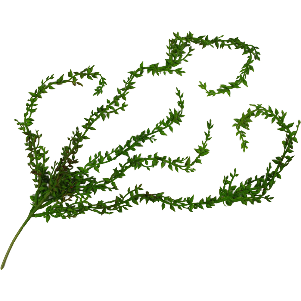Leaf Artificial Hanging Fig Fern Plant 58cm Image 1