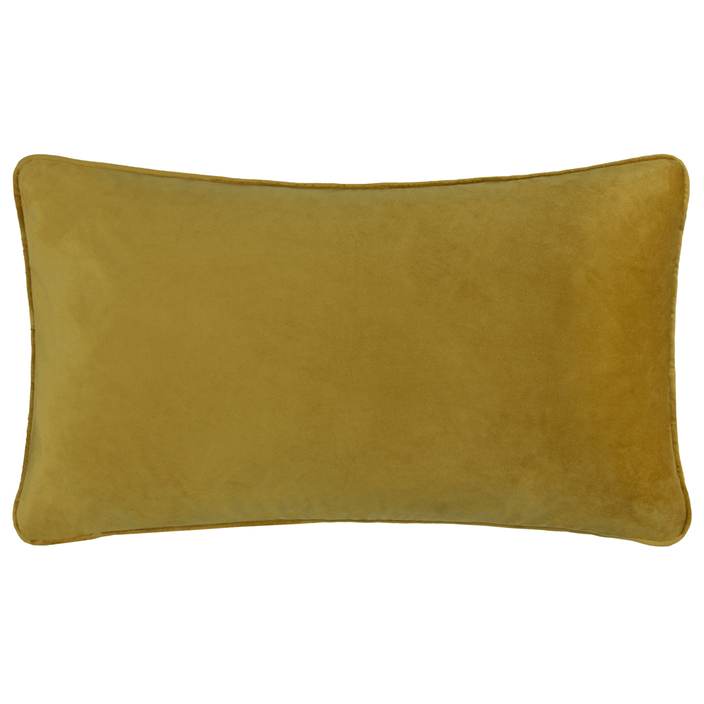 Furn Halloween Pawty Grey and Gold Embroidered Velvet Cushion 30 x 50cm Image 3