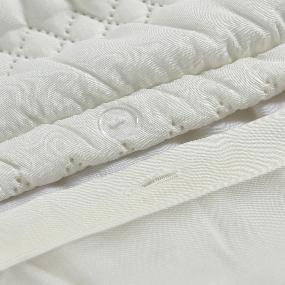 Velosso Double White Saville Duvet Set Image 3