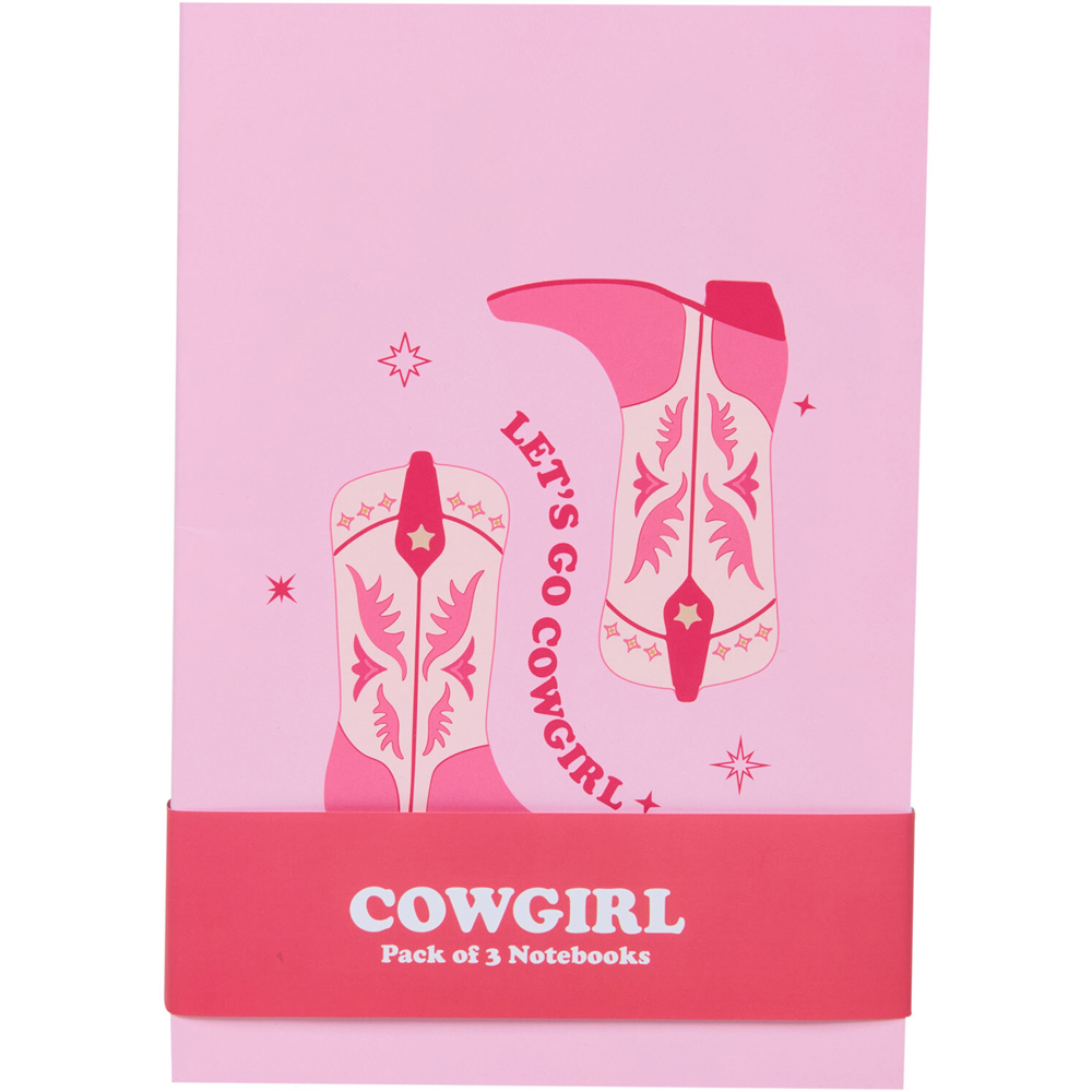 Pack of 3 Cowgirl Notebooks Image 5