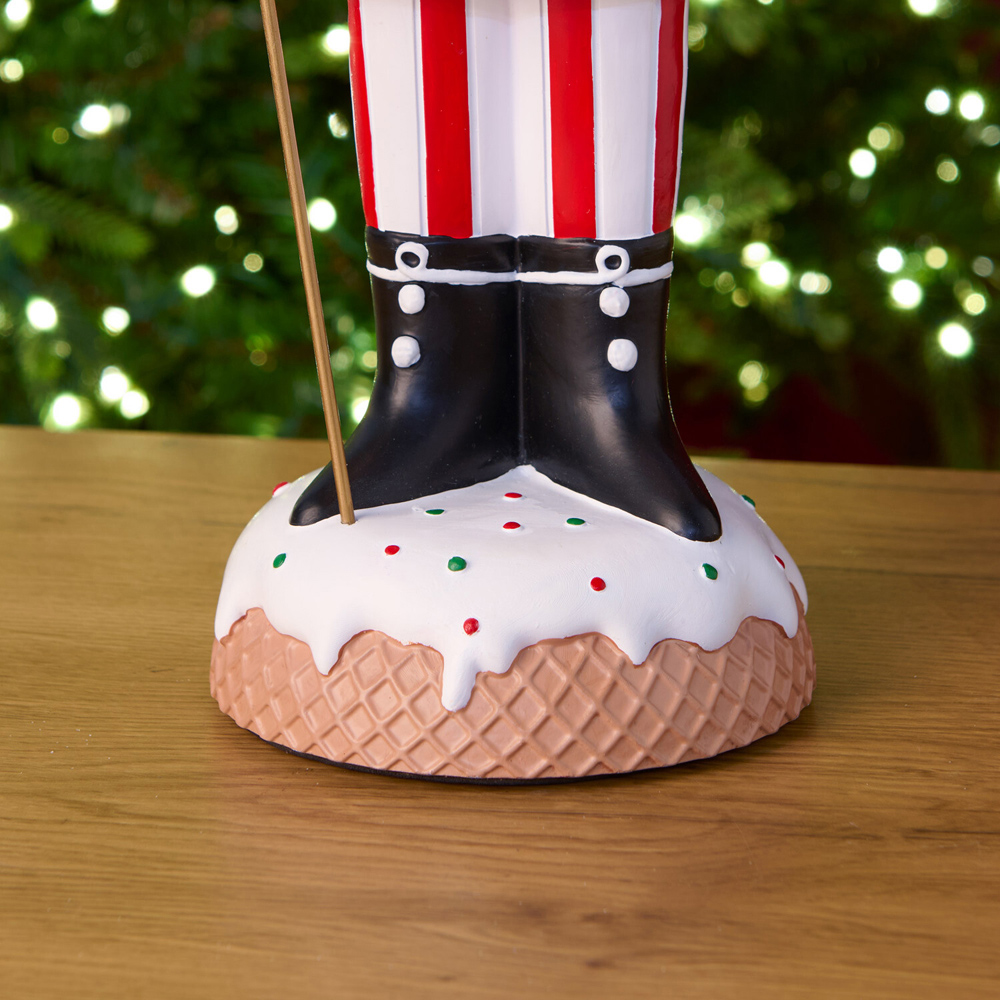 Glitter Spinning Gingerbread Nutcracker Image 4