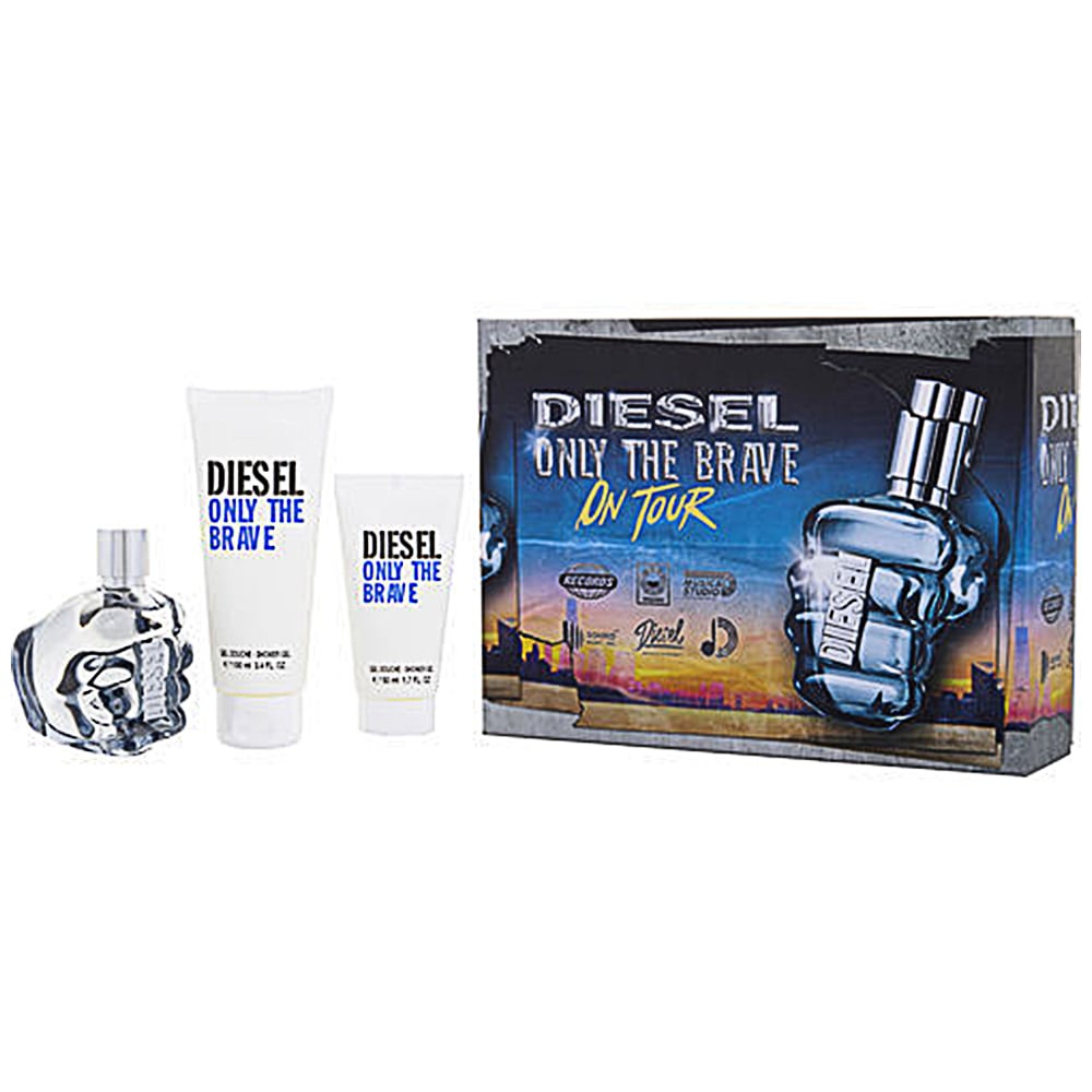 Diesel Only The Brave Mens Eau De Toilette 75ml Gift Set Image 1