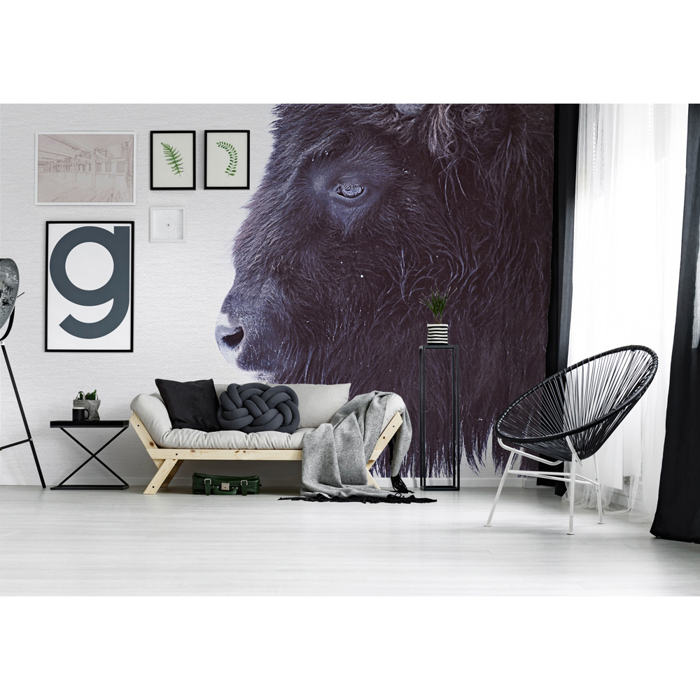 A.S Creation Black Buffalo Digital Mural Image 3